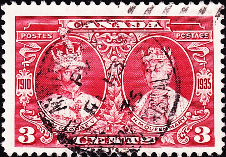  1935  . King George V and Queen Mary 3 .  2,25  . (5)